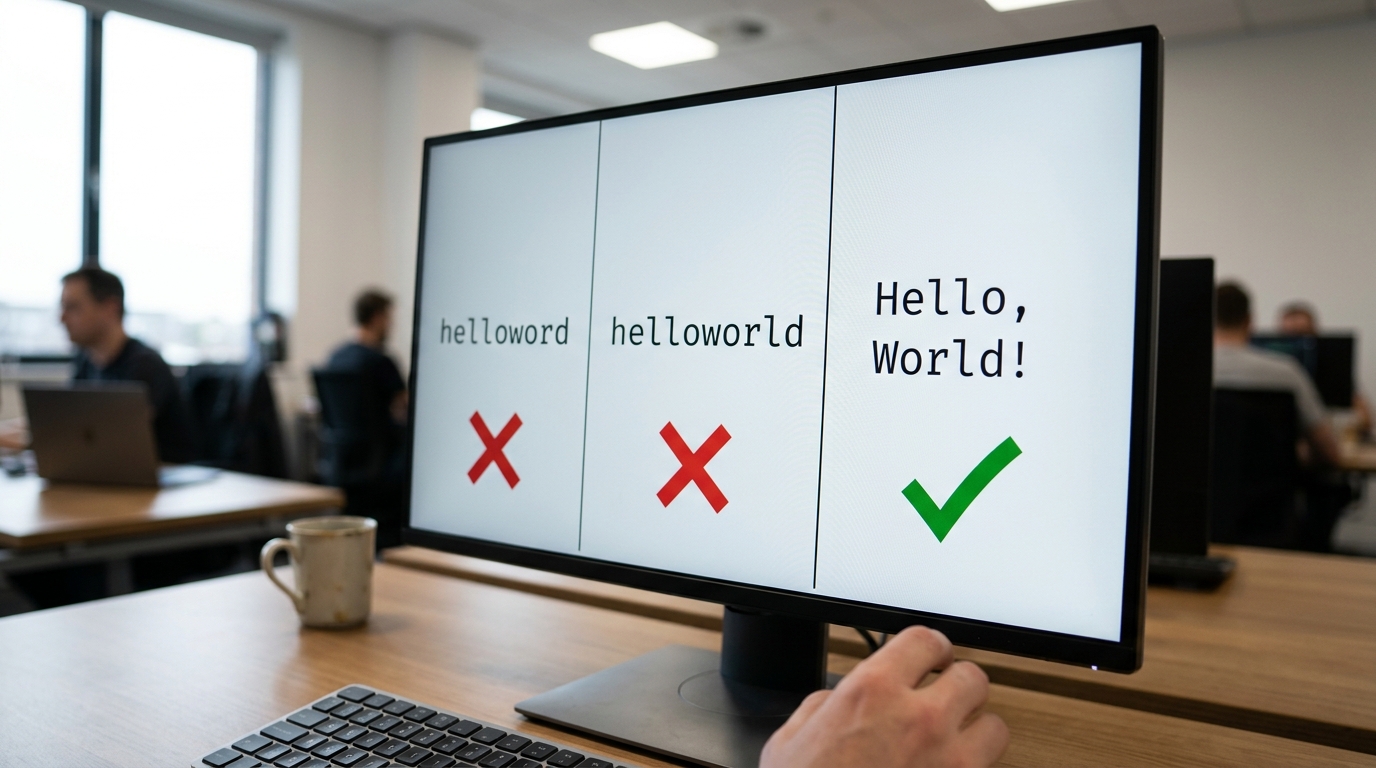 helloword翻译常见拼写对比 正确写法Hello World