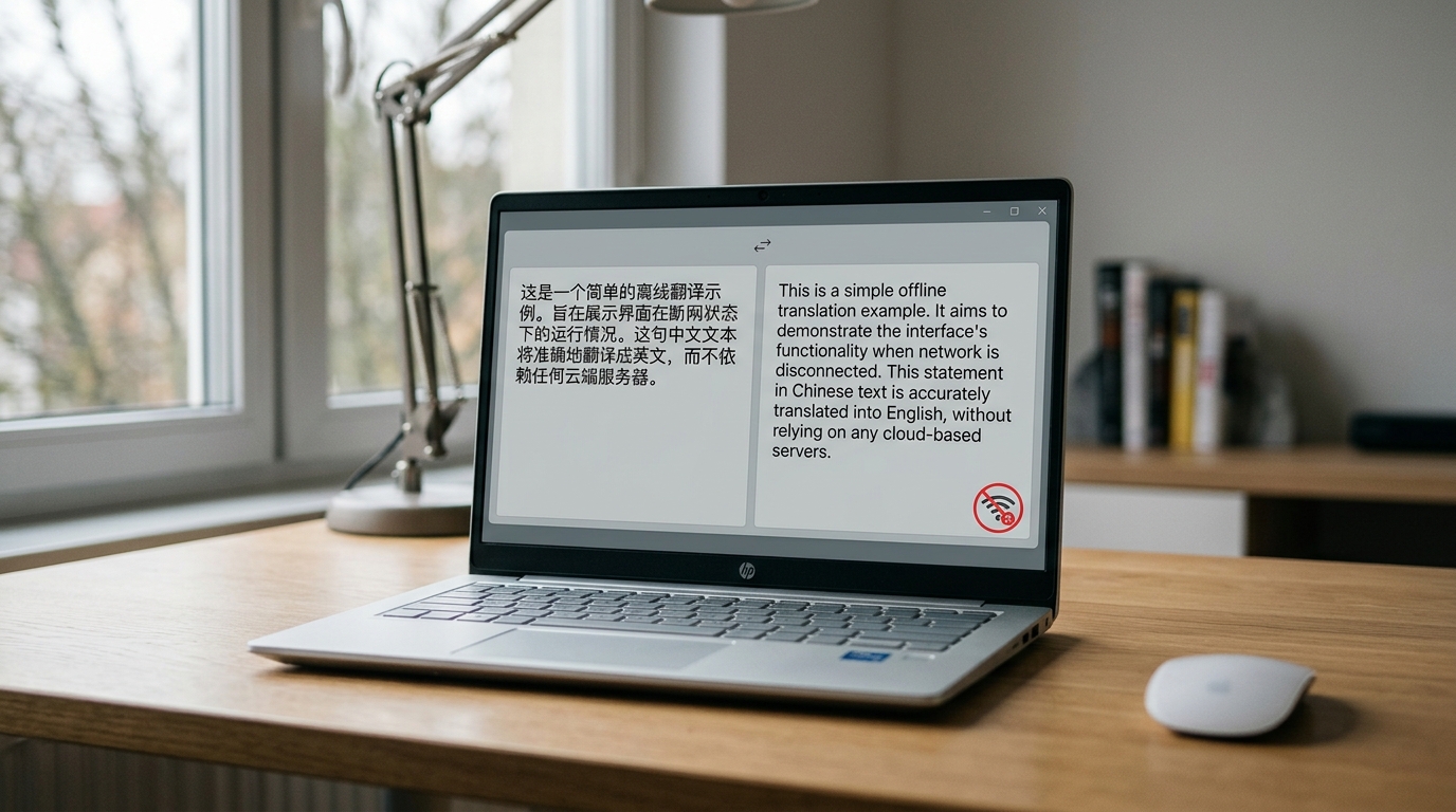 helloword翻译电脑版离线运行界面