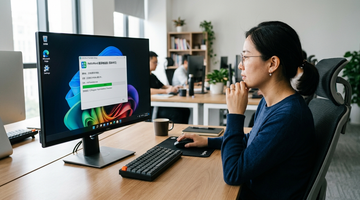 helloword翻译电脑版 Windows 安装步骤