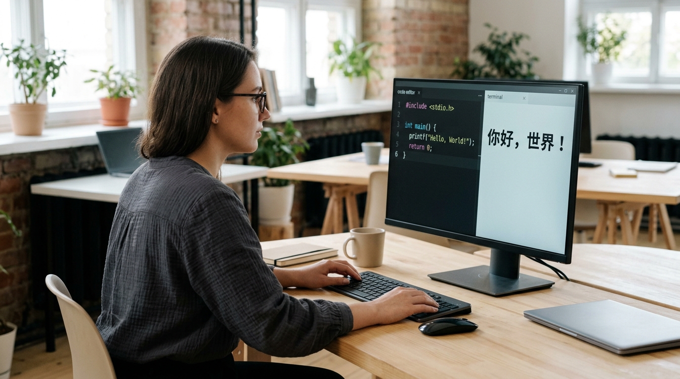 helloword翻译:从编程入门概念到实用翻译软件的视觉诠释
