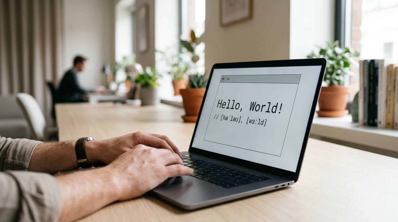 hello world正确写法读法与helloword翻译
