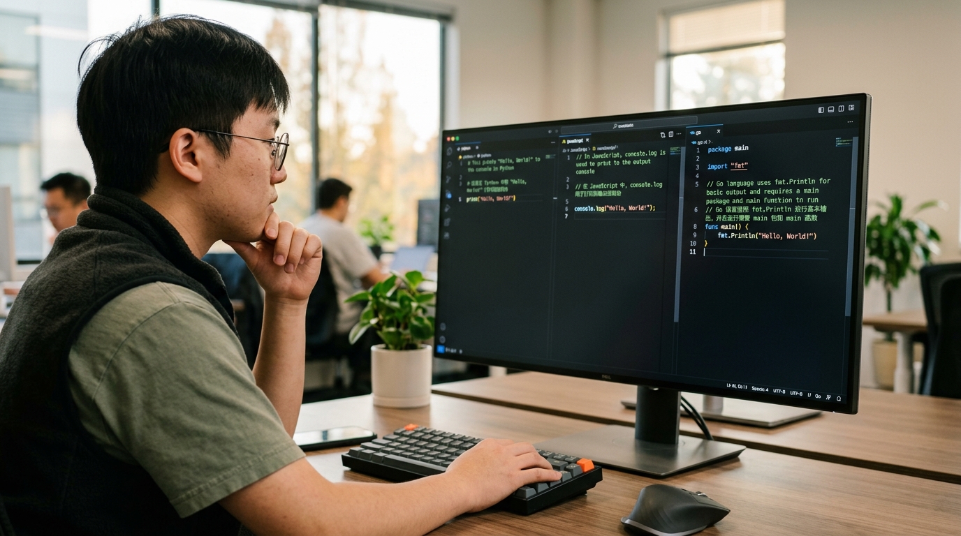 helloworld翻译下载展示多语言编程学习对比